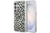 Mobiel - Covers & Cases - GUESS IML Leopard Print Triangle MagSafe Case for Samsung Galaxy S26 Ultra - Black - 3666339613891