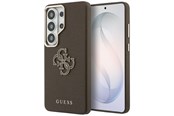 Mobiel - Covers & Cases - GUESS Grained Big 4G Metal Logo Case for Samsung Galaxy S26 Ultra - Brown - 3666339612962