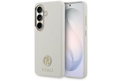 Mobiel - Covers & Cases - GUESS Rhinestone Round Logo MagSafe Case for Samsung Galaxy S26 - Beige - 3666339613426
