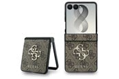 Mobiel - Covers & Cases - GUESS Big 4G Logo Case for Samsung Galaxy Z Flip 8 - Brown - 3666339662769