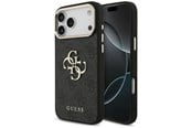 Mobiel - Covers & Cases - GUESS 4G Big 4G Classic Logo Case for iPhone 17 Pro Max / 18 Pro Max - Black and Gold - 3666339650995