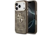 Mobiel - Covers & Cases - GUESS 4G Big 4G Classic Logo Case for iPhone 17 Pro / 18 Pro - Brown and Gold - 3666339651060