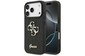 Mobiel - Covers & Cases - GUESS Fixed Glitter Big 4G Case for iPhone 17 Pro / 18 Pro - Black - 3666339644987