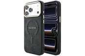 Mobiel - Covers & Cases - GUESS Embossed 4G Classic MagSafe Case for iPhone 17 Pro / 18 Pro - Black - 3666339655068