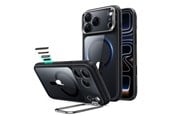 Mobiel - Covers & Cases - ESR Classic Hybrid Kickstand MagSafe Case for iPhone 18 Pro / 17 Pro - Clear Black - 4894240303429