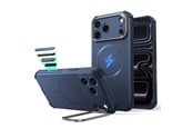 Mobiel - Covers & Cases - ESR Cyber Tough Kickstand MagSafe Case for iPhone 18 Pro / 17 Pro - Navy Blue - 4894240303849