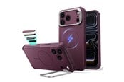 Mobiel - Covers & Cases - ESR Cyber Tough Kickstand MagSafe case for iPhone 18 Pro Max / 17 Pro Max - dark cherry - 4894240304020