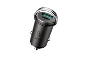 Elektrische auto oplader - SiGN Mini Car Charger USB & USB-C - PD & Q.C3.0 - 5A - 20W - Black - SN-A45