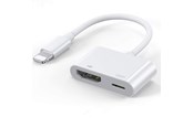 Beelscherm- en tv-kabel - SiGN Lightning to HDMI Adapter 5V - 1A - White - SN-LIGHHDMIW