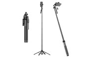 Mobiel - Overige accessoires - SiGN selfie stick / tripod with mobile holder - 1.8m - black - SN-SELFIESTICK