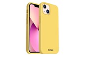 Mobiel - Covers & Cases - SiGN Liquid Silicone Case for iPhone 14 Plus - Yellow - SN-SIL14MGul