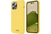 Mobiel - Covers & Cases - SiGN Liquid Silicone Case for iPhone 14 Pro Max - Yellow - SN-SIL14PMGul