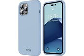 Mobiel - Covers & Cases - SiGN Liquid Silicone Case for iPhone 14 Pro Max - Blue - SN-SIL14PMSafir