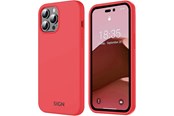 Mobiel - Covers & Cases - SiGN Liquid Silicone Case for iPhone 14 Pro - Red - SN-SIL14PVattenmelon