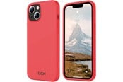 Mobiel - Covers & Cases - SiGN Liquid Silicone Case for iPhone 15 plus - Red - SN-SIL15MVattenmelon