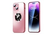Mobiel - Covers & Cases - SiGN Magnetic Case iPhone 15 Plus with lens protection and logo view - Pink - SN-TPU15PLP