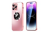 Mobiel - Covers & Cases - SiGN Magnetic Case iPhone 15 Pro with lens protection and logo view - Pink - SN-TPU15PRP