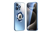 Mobiel - Covers & Cases - SiGN Magnetic Case iPhone 16 Pro with lens protection and logo view - Blue - SN-TPU16PRB