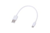 USB-kabel - SiGN USB Cable with Lightning 5V - 2.1A for iPhone & iPad - 25cm - White - 13-1222