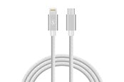 USB-kabel - SiGN USB-C to Lightning Cable 2.1A - 2m - White - SN-2W
