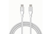 USB-kabel - SiGN USB-C to USB-C cable 60W PD - 3m - White - SN-CC3300W