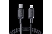 USB-kabel - SiGN USB-C to Lightning Cable 20W - 0.25m - Black - SN-CL025BK