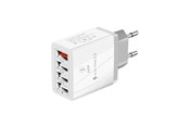Mobiel - Adapters & Opladers - SiGN Fast charger 4xUSB-A - PD & QC 3.0 - 33W - White - SN-A4P