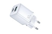 Mobiel - Adapters & Opladers - SiGN Mini Fast Charger USB & USB-C - PD & Q.C3.0 - 30W - White - SN-PD33W