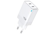 Mobiel - Adapters & Opladers - SiGN Dual USB-C PD Charger 45W for laptop and smartphones - White - SN-PD45WH