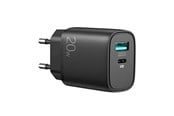 Mobiel - Adapters & Opladers - SiGN Fast Charger USB & USB-C - PD & Q.C3.0 - 3.5A - 20W - Black - SN-QP205