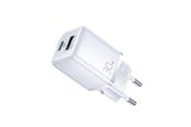 Mobiel - Adapters & Opladers - SiGN Mini Quick Charger USB & USB-C - PD & Q.C3.0 - 3A - 30W - White - SN-QP303