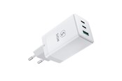Mobiel - Adapters & Opladers - SiGN GaN Ultra 65W 2xUSB-C & 1xUSB-A Fast Charger - White - SN-TCG01W
