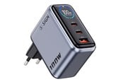 Mobiel - Adapters & Opladers - SiGN 100W Fast Charger with Display - 2x USB-C / 1x USB-A - Gray - SN-UG100W