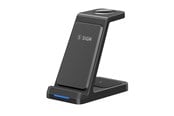 Mobiel - Adapters & Opladers - SiGN 3-in-1 Qi Wireless Charging Stand 15W - Black - SN-10W