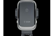 Mobiel - Adapters & Opladers - SiGN Car Mobile Holder with Wireless Charging - 15W - Black - SN-CAR15W