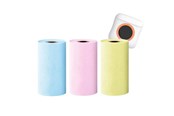 Papier, fotopapier en etiketten - SiGN Thermal Paper Roll with Colors for Mini Printer - 3 Rolls - 57*25mm - 5m - SN-MINIPP01F