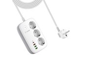 Smart Home - SiGN Smart WiFi Outlet 3xEU + 3xUSB - 1xUSB-C - 1.5m 30W - White - SNSM-WIFIPOWER