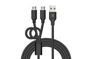 Gaming accessoires - SiGN Charge & Play cable PS4 - charge two controllers simultaneously - 20165
