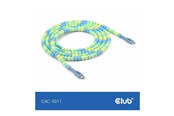USB-kabel - Club 3D - USB-C cable - USB-C to USB-C - 2 m - CAC-3011