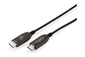 Beelscherm- en tv-kabel - DIGITUS AOC HDMI cable with Ethernet - 60 m - AK-330126-600-S