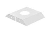 Muurbevestigingen, AV-bevestigingen & AV-meubels - Peerless AV Peerless MOD-ACF-W mounting component - for flat panel / projector - white powder coat - Max - recommended for - MOD-ACF2