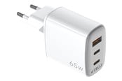 Mobiel - Adapters & Opladers - CELLY [UPTC COLLECTION] power adapter - GaN - 2 x USB-C USB - 65 watt - UPTC1USB2USBC65