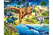 Puzzels - Larsen Puzzles Puzzel Dinosaurussen - 57-delige, Maxi (36.5x28.5 - NB3