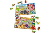 Puzzels - Larsen Puzzles Puslespil Bondegården - 16 brikker Midi (28.5 cm - U10