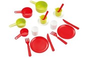 Doen-alsof spelen - Ecoiffier Stegepande m/middagstilbehør 32cm - E973