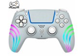 Gaming accessoires - Deep Explorer Wireless RGB Pro controller - PS5 (Grey) - Wireless Controller - Sony PlayStation 5 - 3760430320617
