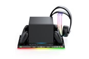 Gaming accessoires - iMP TECH DLX+LED Multi-function Charge Cool and Store Stand for Steam Machine - Black and Grey - STMDLXLED