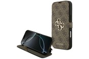 Mobiel - Covers & Cases - GUESS Book 4G Metal Logo Case for iPhone 18 Pro Max / 17 Pro Max - Brown - 3666339673642