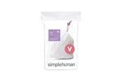 Reiniging - Simplehuman code V zakken, pak van 20, wit - CW0580CP