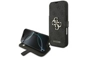 Mobiel - Covers & Cases - GUESS Book 4G Metal Logo Case for iPhone 18 Pro / 17 Pro - Black - 3666339673611